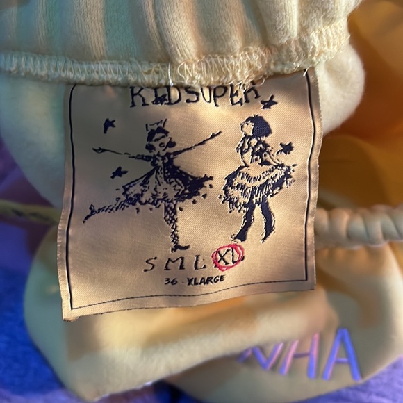 Kidsuper Yellow Super Sweatpants - Picture 3 of 4